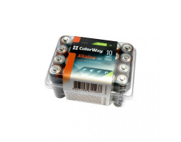 Батарейка AA (LR6), щелочная, ColorWay Alkaline Power, 1.5V, Plastic box (CW-BALR06-24PB), за 1ШТ. Батарейка AA (LR6), щелочная, ColorWay Alkaline Power, 1.5V, Plastic box (CW-BALR06-24PB), за 1ШТ.