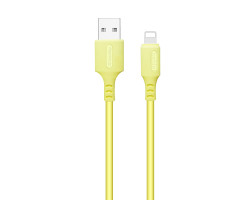 Кабель USB > Lightning, 1.0m, ColorWay, Yellow, 2.4A (CW-CBUL043-Y)-foto2