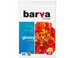 Фотобумага A4 Barva, глянцевая, 120 г/ м2, 20 л,  серия 