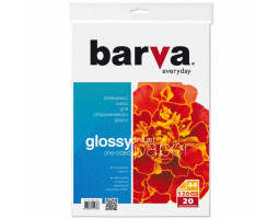 Фотобумага A4 Barva, глянцевая, 120 г/ м2, 20 л, серия Фотобумага A4 Barva, глянцевая, 120 г/ м2, 20 л, серия