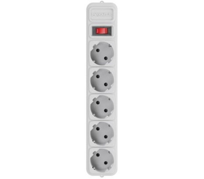 Фильтр сетевой 3 м Maxxter SPM5-G-10G Gray, 5 розеток