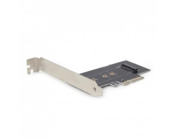 Плата адаптер Gembird, PCI-E 4x, для 1xSSD M.2 (ключ M и ключ B) (PEX-M2-01) Плата адаптер Gembird, PCI-E 4x, для 1xSSD M.2 (ключ M и ключ B) (PEX-M2-01)