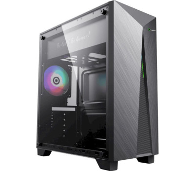 Корпус GameMax Nova N6 Black, без БП, Midi Tower, ATX /  Micro ATX /  Mini ITX