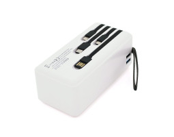Универсальная мобильная батарея 40000 mAh, HEPU HP-995, White, Blister