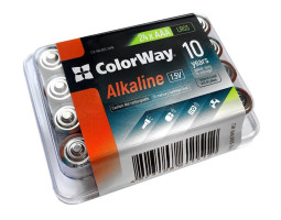 Батарейка LR03 (AAA), щелочная, ColorWay Alkaline Power, 1.5V, Plastic box (CW-BALR03-24PB), за 1ШТ. Батарейка LR03 (AAA), щелочная, ColorWay Alkaline Power, 1.5V, Plastic box (CW-BALR03-24PB), за 1ШТ.