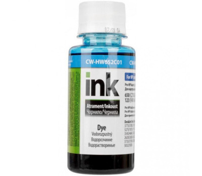 Чернила ColorWay HP 46/ 123/ 650/ 652, Cyan, 100 мл (CW-HW652C01) Чернила ColorWay HP 46/ 123/ 650/ 652, Cyan, 100 мл (CW-HW652C01)
