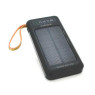 Универсальная мобильная батарея 12000 mAh, Sunix PB-43, Black, 2xUSB, Solar battery + 4in1 кабеля