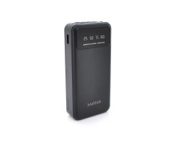 Универсальная мобильная батарея 24000 mAh, Sunix PB-41, Black,  4in1 кабеля