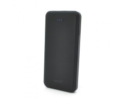 Универсальная мобильная батарея 10000 mAh, Asonic AS-P10, Black, 2xUSB, кабель microUSB