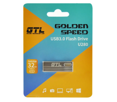 USB 3.0 Flash Drive 32Gb GTL U280 Silver, 70/ 15MBs