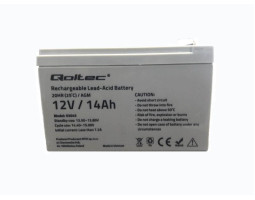 Аккумулятор ИБП 12В 14Ач AGM Qoltec QLT1214B / 12V 14.0Ah / 151x98x95 мм Аккумулятор ИБП 12В 14Ач AGM Qoltec QLT1214B / 12V 14.0Ah / 151x98x95 мм