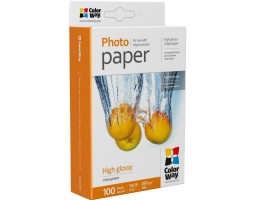 Фотопапір ColorWay, глянсовий, A6 (10х15), 260 г/ м?, 100 арк (PG2601004R) Фотопапір ColorWay, глянсовий, A6 (10х15), 260 г/ м?, 100 арк (PG2601004R)