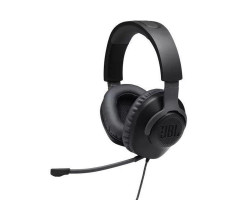 Наушники JBL Quantum 100, Black, 3.5 мм, мікрофон, динаміки 40 мм,  (JBLQUANTUM100BLK)