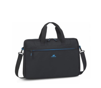Сумка для ноутбука 15.6″ RivaCase Regent, Black, поліестер, 420x290x55 мм (8037) Сумка для ноутбука 15.6″ RivaCase Regent, Black, поліестер, 420x290x55 мм (8037)