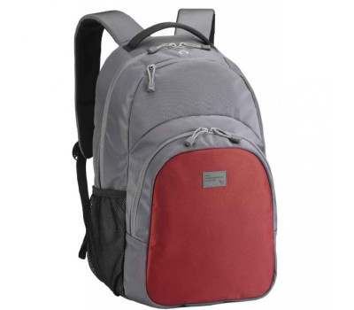 Рюкзак для ноутбука 16&Prime; Sumdex PON-336PR, Grey/ Red, поліестер, 26 x 38.1 x 3.5 см