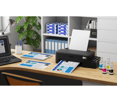 Принтер струменевий кольоровий A4 Epson L121, Black, 720х720 dpi, до 9/ 4.8 стор/ хв, USB, вбудоване С