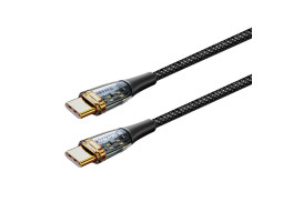 Кабель USB - 1.2m Type-C/ Type-C (папа-папа) ColorWay Grey, 100w (CW-CBPDCC053-BK)-foto2