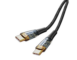 Кабель USB - 1.2m Type-C/ Type-C (папа-папа) ColorWay Grey, 100w (CW-CBPDCC053-BK) Кабель USB - 1.2m Type-C/ Type-C (папа-папа) ColorWay Grey, 100w (CW-CBPDCC053-BK)