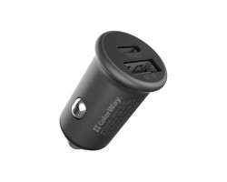Автомобильное зарядное устройство  ColorWay, Black, 1xUSB/ QC3.0, 1xUSB-C/ PD, 3A (CW-CHA029PD-GR)-foto2