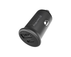 Автомобильное зарядное устройство  ColorWay, Black, 1xUSB/ QC3.0, 1xUSB-C/ PD, 3A (CW-CHA029PD-GR)-foto3