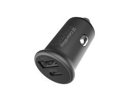 Автомобильное зарядное устройство ColorWay, Black, 1xUSB/ QC3.0, 1xUSB-C/ PD, 3A (CW-CHA029PD-GR)-foto3