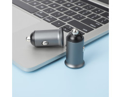 Автомобильное зарядное устройство  ColorWay, Black, 1xUSB/ QC3.0, 1xUSB-C/ PD, 3A (CW-CHA029PD-GR)-foto4