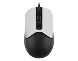 Мышь A4Tech Fstyler FM12S, Black/ White, USB, оптическая, бесшумная, 1000 dpi, 3 кнопки, 1.5 м