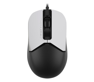 Мышь A4Tech Fstyler FM12S, Black/ White, USB, оптическая, бесшумная, 1000 dpi, 3 кнопки, 1.5 м Мышь A4Tech Fstyler FM12S, Black/ White, USB, оптическая, бесшумная, 1000 dpi, 3 кнопки, 1.5 м