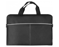 Сумка для ноутбука 15.6&Prime; Defender Lite, Black/ Gray, полиэстер, 390х310х55 мм (26086)