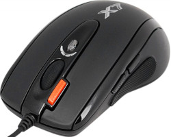 Мышь A4Tech XL-750BK USB Full speed Laser Game Oscar mouse, цвет::Черный, кнопка тройного выстрела! 8