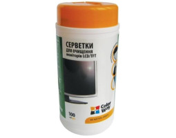 Салфетки чистящие CW CW-1071 для LCD/ TFT мониторов 100шт Салфетки чистящие CW CW-1071 для LCD/ TFT мониторов 100шт
