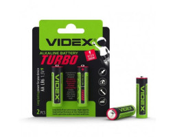 Батарейка AA (LR06), щелочная, Videx Turbo, 1.5V, Blister, за 1ШТ, Батарейка AA (LR06), щелочная, Videx Turbo, 1.5V, Blister, за 1ШТ,