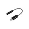 Переходник аудио USB Type-C > 3.5mm(мама) 0.1m, Atcom, Black (15035)