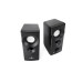 Колонки 2.0 REAL-EL S-90 Black, 2 x 3 Вт, пластиковый корпус, питание от USB, управление спереди