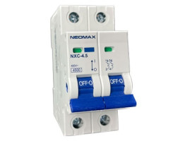 Автомат 2C (двополюсний) Neomax C10 NXC24510, 10A, 4.5кА, 230/ 400В Автомат 2C (двополюсний) Neomax C10 NXC24510, 10A, 4.5кА, 230/ 400В