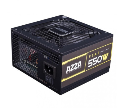 Блок живлення 550 Вт, AZZA, Black, 80+ Bronze