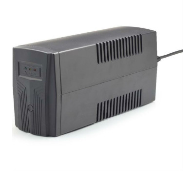 ДБЖ EnerGenie EG-UPS-B650 Black, 650VA, 390W, линейно-интерактивный, 2 розетки (Schuko), 12В/ 7Ач x 1