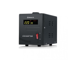 Стабілізатор REAL-EL STAB ENERGY-1000 Black, 1000VA, 800W