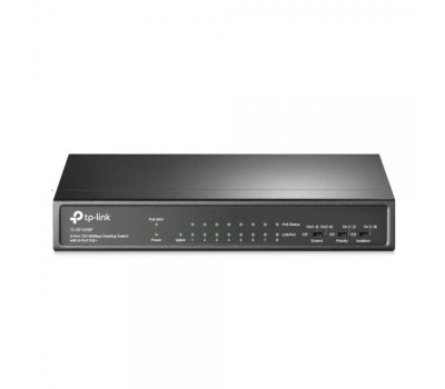 Комутатор TP-LINK TL-SF1009P, Black, 9-портовий