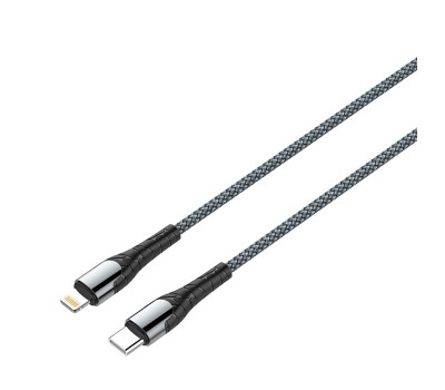 Кабель USB Type-C > Lightning,  ColorWay CW-CBPDCL033-GR, Grey, 3.0A, 1.0m
