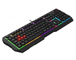Клавиатура A4Tech Bloody B135N, Black, USB, игровая, неоновая подсветка-foto4