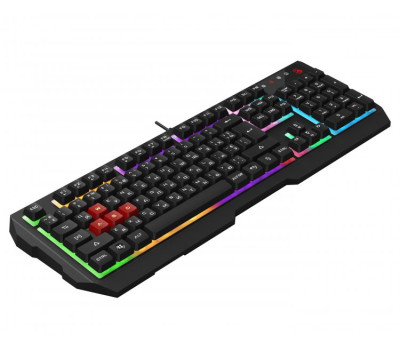 Клавиатура A4Tech Bloody B135N, Black, USB, игровая, неоновая подсветка