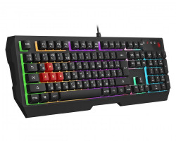 Клавиатура A4Tech Bloody B135N, Black, USB, игровая, неоновая подсветка-foto2