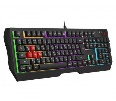 Клавиатура A4Tech Bloody B135N, Black, USB, игровая, неоновая подсветка