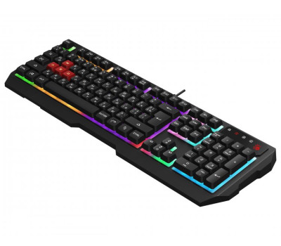 Клавиатура A4Tech Bloody B135N, Black, USB, игровая, неоновая подсветка