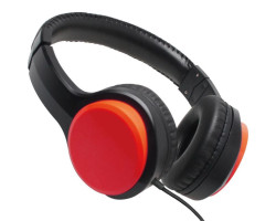 Наушники Jedel HS-660, Black/ Red, микрофон на проводе,  кабель 1.2м, 3.5mm