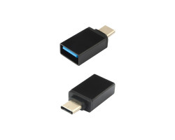 Переходник USB 3.0 > Type-C Cablexpert Black, (USB 3.0 (мама) - Type-C (папа)) (A-USB3-CMAF-01)