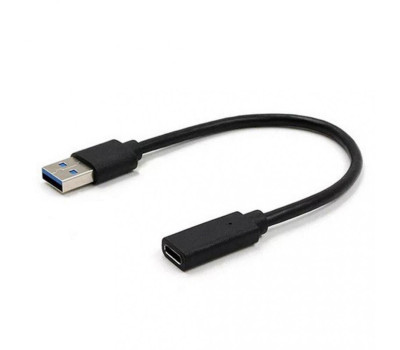 Переходник USB 3.0 > Type-C Cablexpert Black, (USB 3.0 (папа) - Type-C (мама)), (A-USB3-AMCF-01) Переходник USB 3.0 > Type-C Cablexpert Black, (USB 3.0 (папа) - Type-C (мама)), (A-USB3-AMCF-01)