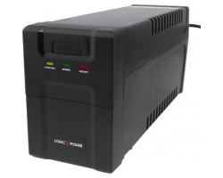 ДБЖ LogicPower 650VA-P Black, 650VA, 390W
