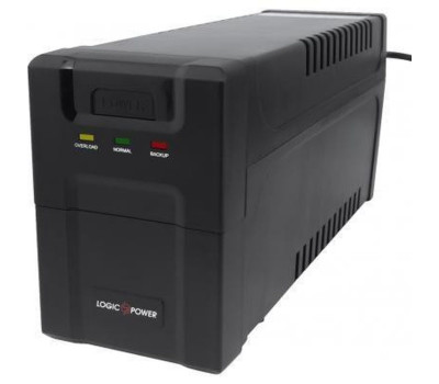 ДБЖ LogicPower 650VA-P Black, 650VA, 390W